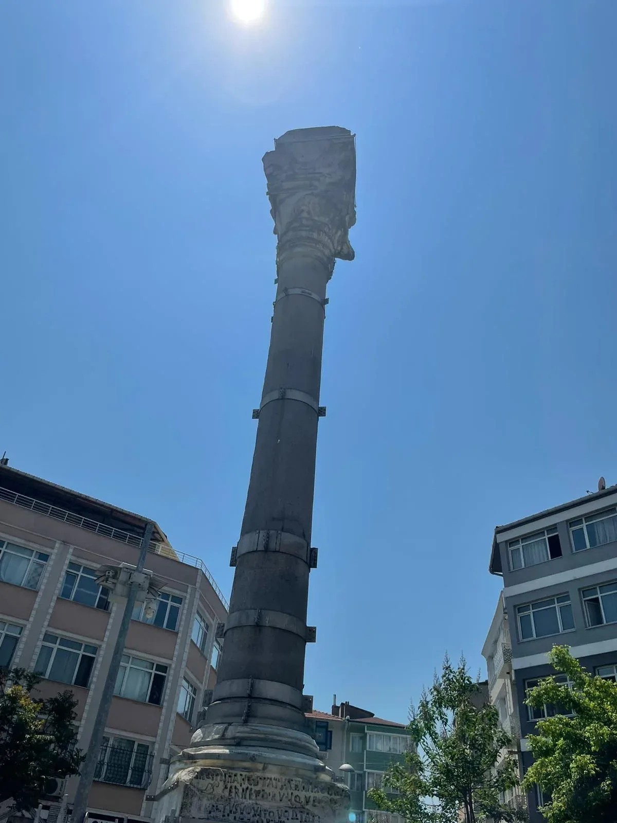 Column of Marcian (Kıztaşı), Istanbul