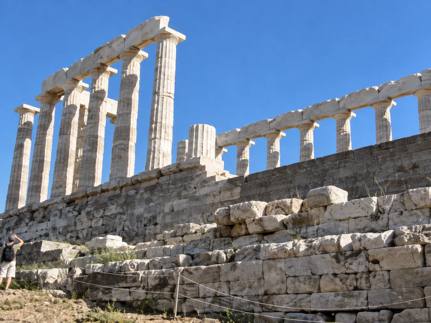 The Temple of Poseidon Athens