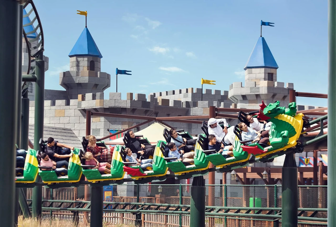 Rollercoaster at Dubai Parks and Resorts