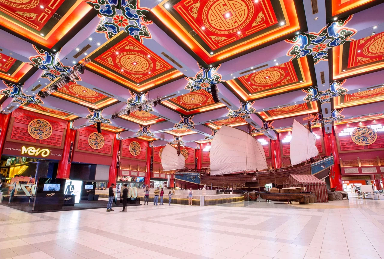 Themed court inside Ibn Battuta Mall in Dubai