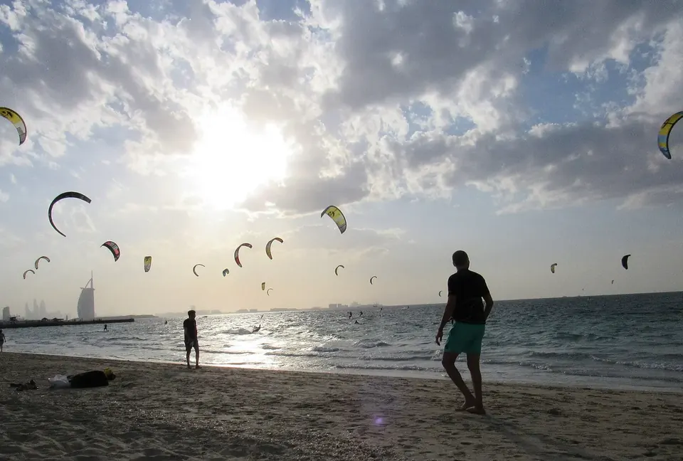 Kite Beach in Dubai