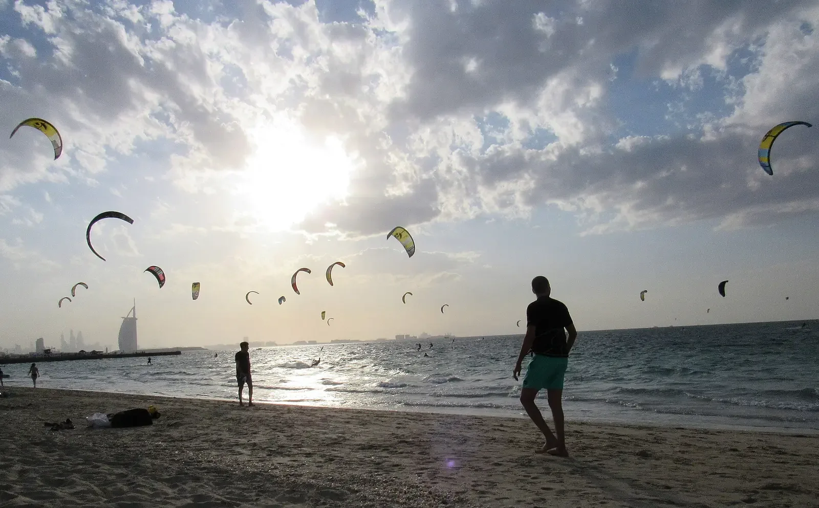 Kite Beach in Dubai