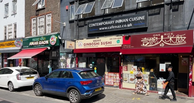 Amar Gaon restaurant beside Ginboshi Sushi