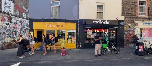 Chaiiwala tea shop on Brick Lane