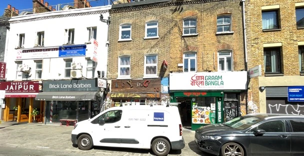 Graam Bangla restaurant and Brick Lane Barbers