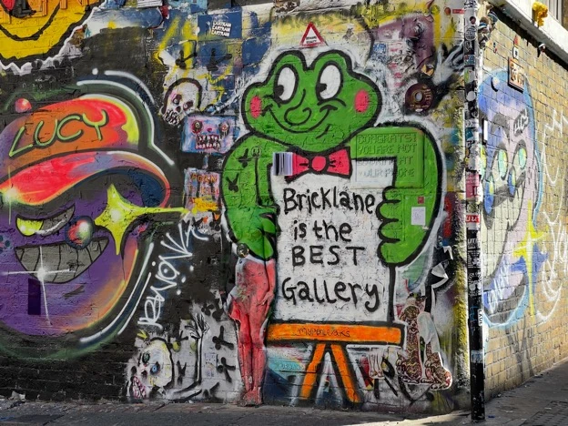 Banksy spot opposite Brick Lane's best gallery graffiti
