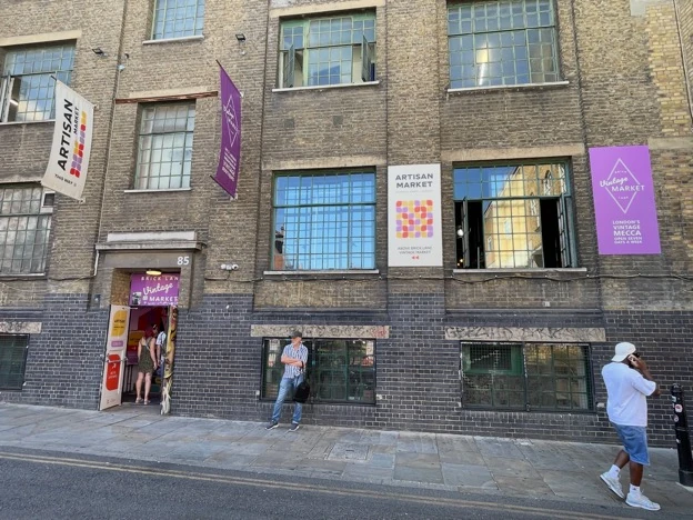 Entrance to the Artisan Market and Vintage Market