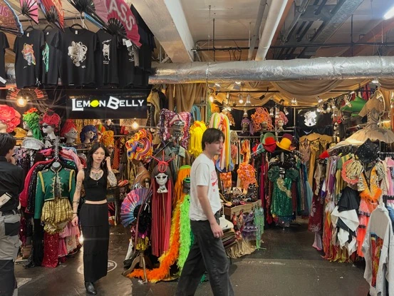 Fancy dress clothing at Vintage Market