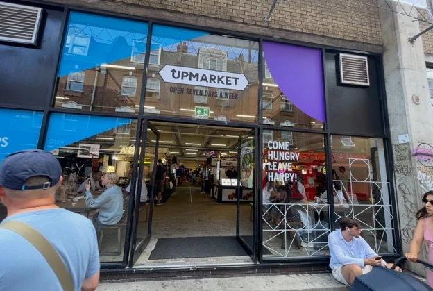 Upmarket entrance