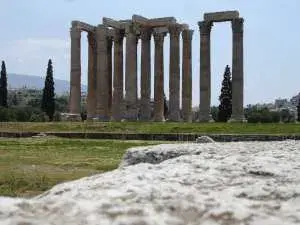The Temple of Olympian Zeus Athens