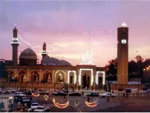 King Abdullaziz Mosque and setting area