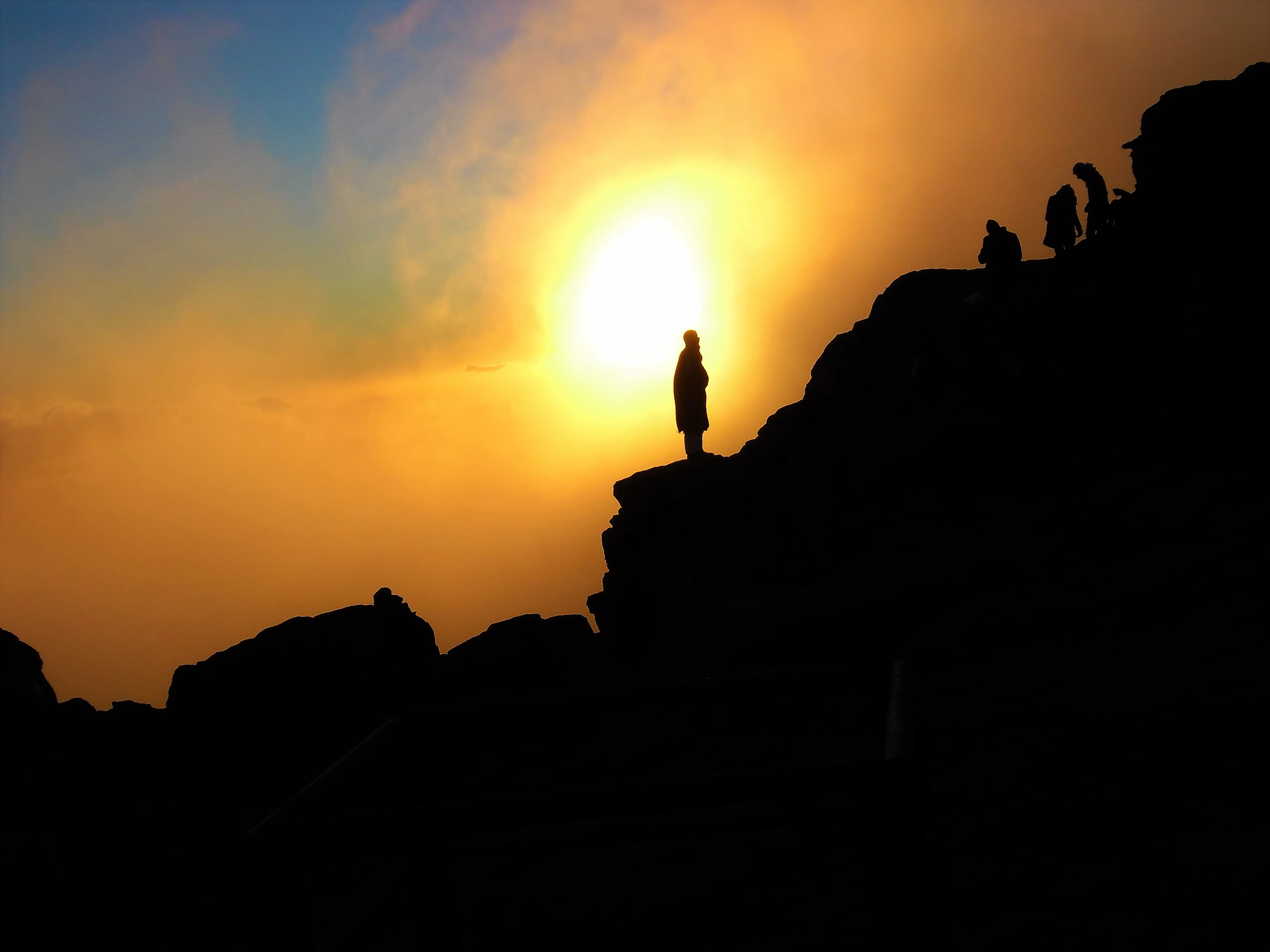 Sunrise from the summit of Mount Sinai in Egypt