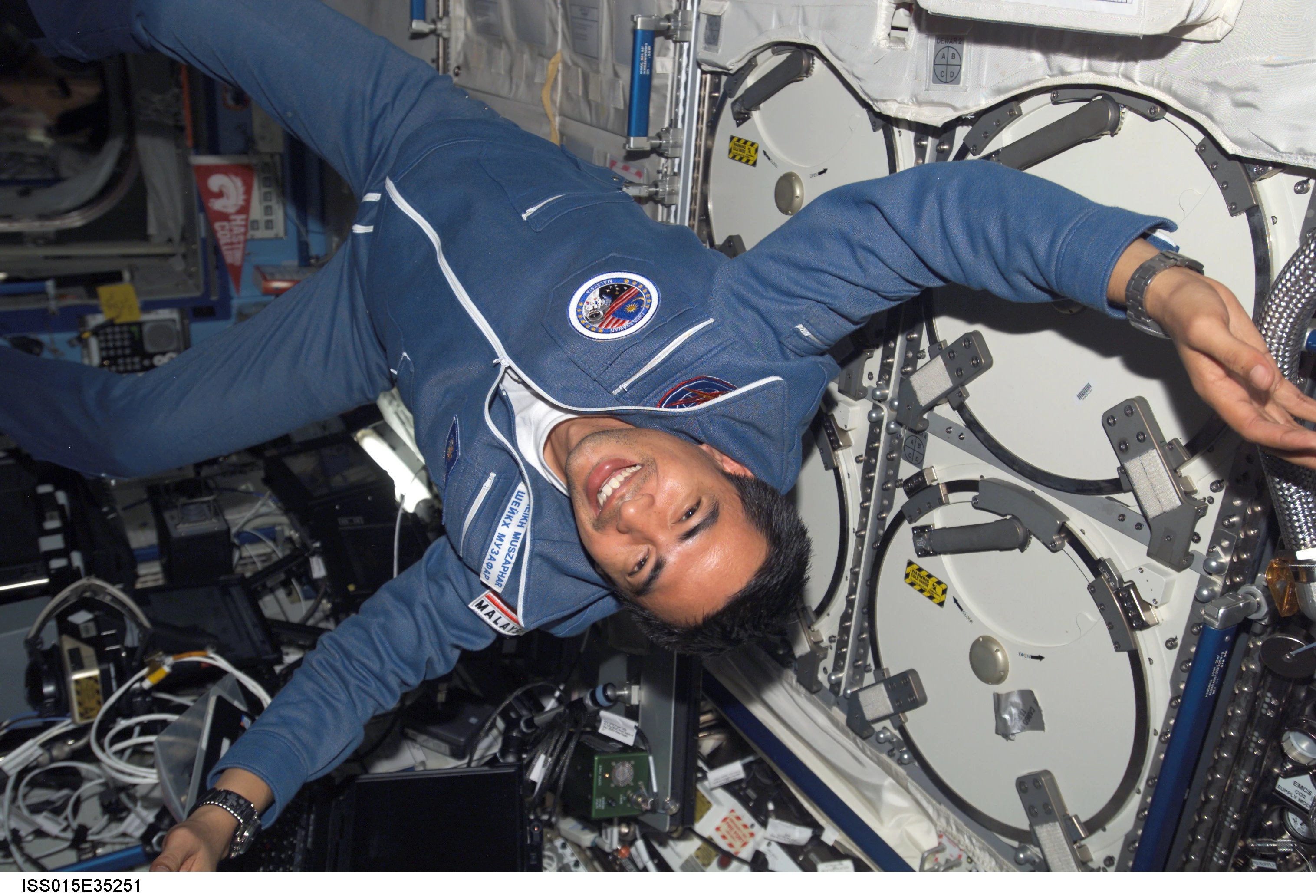 Sheikh Muszaphar Shukor aboard the International Space Station