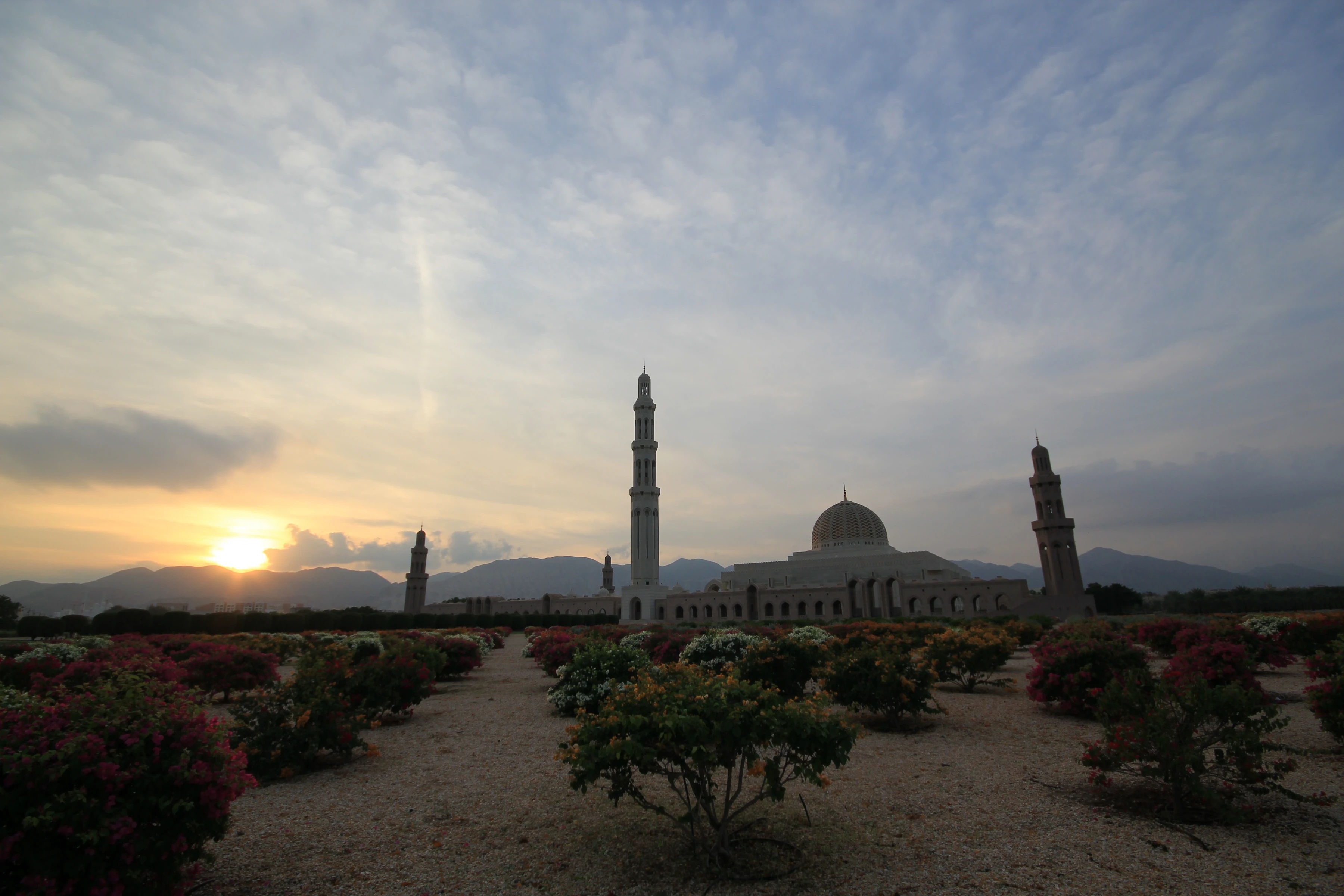 Sultan Qaboos Grand Mosque in Muscat, Oman