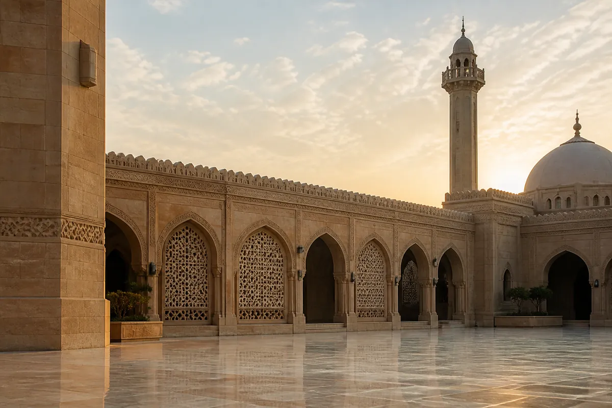 Fazal-e-Karim Masjid — representative Karachi mosque and prayer context; not a venue-specific photograph