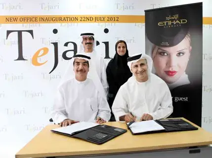 الاتحاد للطيران تعمل على تطبيق تقنية جديدة في التعهيد الإلكتروني بالتعاون مع مؤسسة "تجاري"