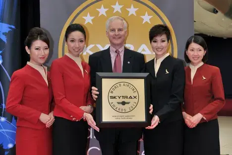 The best flight attendants are from Asia