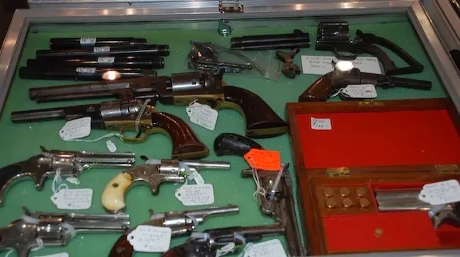 Guns on display in the United States
