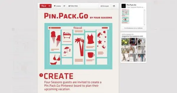Four Seasons uses Pinterest to help guests plan trips