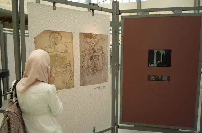 Islamic Science display at Paris-Sorbonne University Abou Dhabi