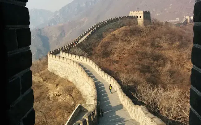 Visit the Great Wall of China in winter