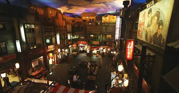 Eat Ramen noodles at the Ramen Museum in Japan