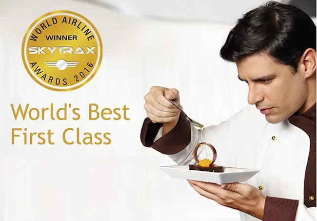 Etihad wins World's Best First Class award