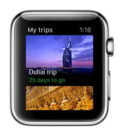 Emirates launches its app for the Apple Watch