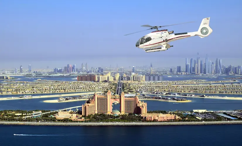 View Dubai’s Iconic Landmarks in a Helicopter