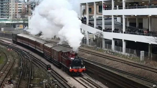Steam Train Returns To London Underground For Nostalgic Ride