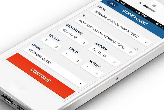 الخطوط التركية تطلق تطبيقها الخاص بالهواتف الذكية