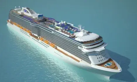 Duchess of Cambridge names Royal Princess ship