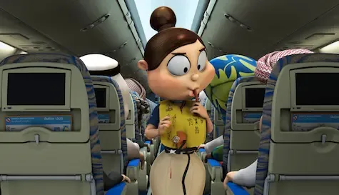 UAE_Animation_FREEJ_safety_video_for_flydubai