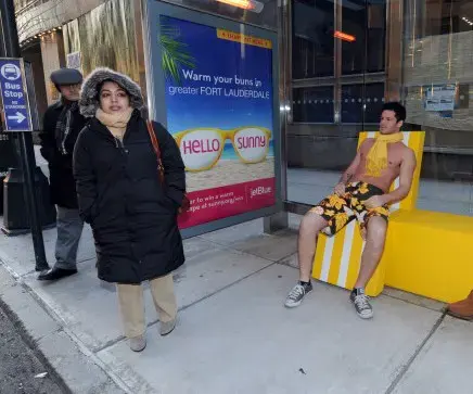 Florida beaches come to the streets of New York