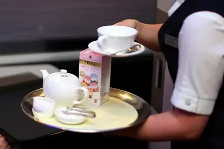 British Airways and Twinings make tea for the sky