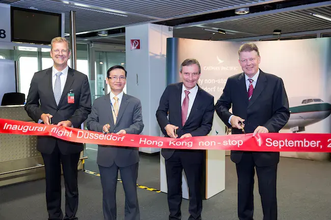Cathay Pacific launches service to Düsseldorf