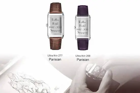 Raffles Hotel Honored by Jaeger-LeCoultre