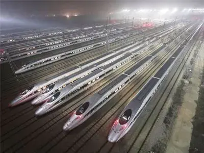 انطلاق أطول خط حديدي فائق السرعة فى العالم