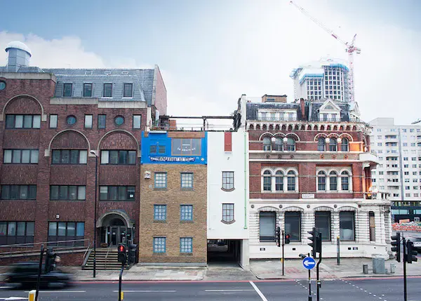 Visit the upside-down building in London 2