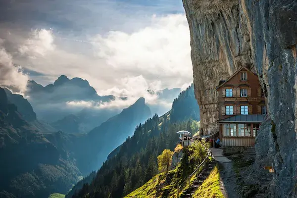 Hotel in the Swiss Alps