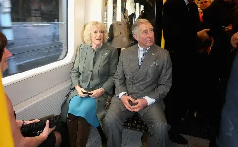 Prince Charles, Camilla ride London Underground