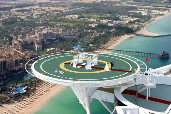 Helipad wedding on offer at Burj Al Arab
