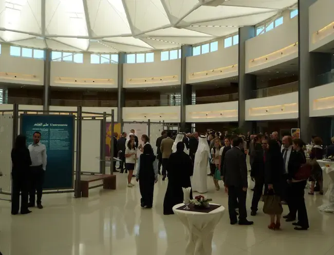 Islamic Science display at Paris-Sorbonne University Abou Dhabi