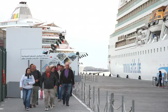 Two AIDA vessels bring thousands of tourists to Abu Dhabi