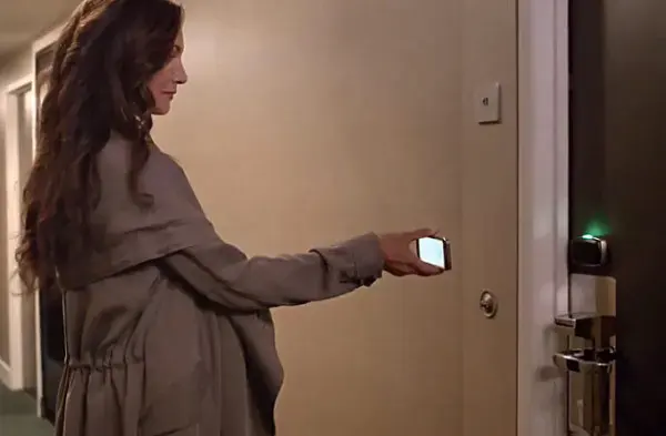 Your smartphone can unlock your hotel room door