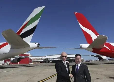 Qantas Airways teams up with Emirates