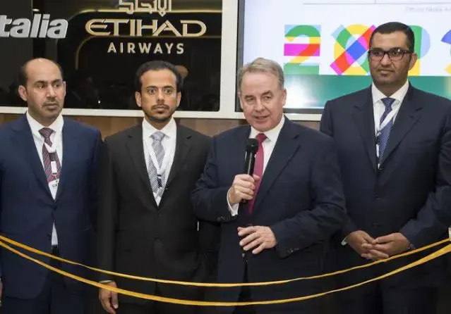 الاتحاد للطيران وأليطاليا تحتفلان بافتتاح الجناح المشترك