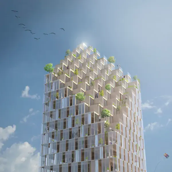 Architects design the world's tallest wooden skyscraper