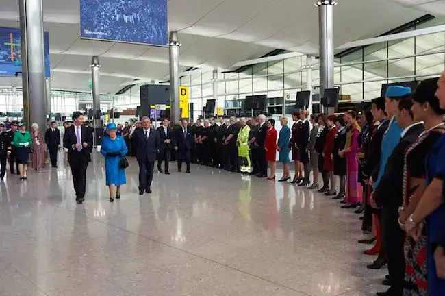 Queen opens new Terminal 2 | Queen's Terminal at London Heathrow 2