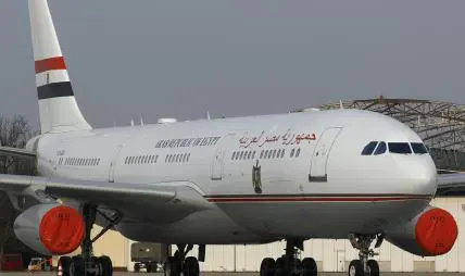 طائرة الرئاسة المصرية تستعد لأولى رحلات مرسي